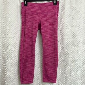 Athleta‎ Energy Chaturanga Pink Capri Leggings Size Small Tall
